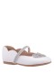 Kids Nina Shoes Ballet Flats | Diaz White Ballet Flats