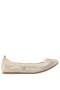Kids Nina Shoes Ballet Flats | Esther Platino Shimmer