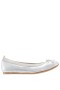 Kids Nina Shoes Ballet Flats | Esther Silver Shimmer