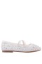 Kids Nina Shoes Ballet Flats | Hadley White Ballet Flats