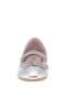 Kids Nina Shoes Ballet Flats | Kendalla Silver-crackle Metallic