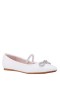 Kids Nina Shoes Ballet Flats | Kendalla White-smooth