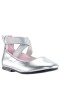 Kids Nina Shoes Ballet Flats | Marissa Silver Metallic