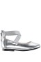 Kids Nina Shoes Ballet Flats | Marissa Silver Metallic