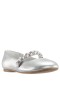 Kids Nina Shoes Ballet Flats | Nataly Silver Soft Nappa