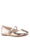 Kids Nina Shoes Ballet Flats | Nicola Gold Metallic Ballet Flats