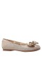 Kids Nina Shoes Ballet Flats | Rose Gold Glitter Ballet Flats