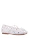 Kids Nina Shoes Dress Shoes | Hadley White Ballet Flats