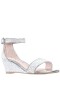 Kids Nina Shoes Dress Shoes | Kristina White Chunky Glitter