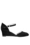 Kids Nina Shoes Dress Shoes | Lenora Black-microsuede