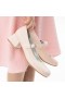 Kids Nina Shoes Dress Shoes | Mila Blush Glitter Heel Mary Jane Pumps