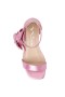 Kids Nina Shoes Dress Shoes | Mona Pink Metallic Heel Sandal