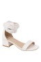 Kids Nina Shoes Dress Shoes | Mona White Heel Sandal