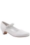 Kids Nina Shoes Dress Shoes | Seeley White Smooth
