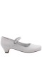 Kids Nina Shoes Dress Shoes | Seeley White Smooth