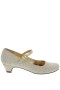 Kids Nina Shoes Dress Shoes | Zelia Gold Satin