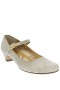 Kids Nina Shoes Dress Shoes | Zelia Gold Satin