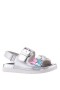 Kids Nina Shoes Sandals | Pollie Silver/multi Metallic Footbed Sandal