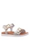 Kids Nina Shoes Sandals | Saturn Light Gold Metallic Footbed Sandal