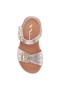 Kids Nina Shoes Sandals | Saturn Light Gold Metallic Footbed Sandal