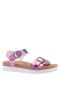 Kids Nina Shoes Sandals | Saturn Light Pink Metallic Footbed Sandal