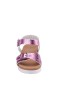 Kids Nina Shoes Sandals | Saturn Light Pink Metallic Footbed Sandal