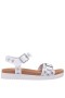 Kids Nina Shoes Sandals | Saturn White Footbed Sandal