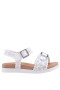 Kids Nina Shoes Sandals | Saturn White Footbed Sandal