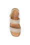 Kids Nina Shoes Sandals | Suissa Light Gold Flat Sandal