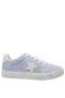 Kids Nina Shoes Sneakers | Koryana Blue Glitter Low Top Sneakers