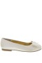 Kids Nina Shoes Wide Widths | Pegasus Ivory Patent