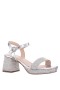 Nina Shoes Dress Shoes | Marysol Kids Silver Dress Sandal