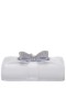 Women Nina Shoes Bridal Shoes | Etta White Metallic Shine Fabric Clutch