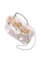 Women Nina Shoes Bridal Shoes | Fancy Ivory Reflective Suedette Satchel