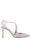 Women Nina Shoes Bridal Shoes | Netta Ivory Satin High-heel Pumps