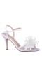 Women Nina Shoes Bridal Shoes | Vayda White Ankle Strap High-heel Sandals