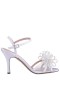 Women Nina Shoes Bridal Shoes | Vayda White Ankle Strap High-heel Sandals