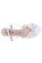 Women Nina Shoes Bridal Shoes | Vayda White Ankle Strap High-heel Sandals