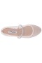 Women Nina Shoes Flats & Wedges | Peggy Ivory Mesh With Clear Rhinestones Ballet Flats With Rhinestone Band