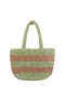 Women Nina Shoes Handbags | Adah Celery/natural Paper Raffia Tote Bag