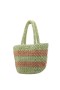 Women Nina Shoes Handbags | Adah Celery/natural Paper Raffia Tote Bag