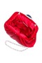 Women Nina Shoes Handbags | Billow Red Rouge Satin Frame Bag