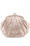 Women Nina Shoes Handbags | Billow Taupe Reflective Suedette Frame Bag