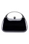 Women Nina Shoes Handbags | Brando Black Patent/glass Crystal Minaudiere