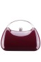 Women Nina Shoes Handbags | Brando Bordeaux Patent Minaudiere