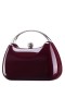 Women Nina Shoes Handbags | Brando Bordeaux Patent Minaudiere