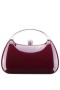 Women Nina Shoes Handbags | Brando Bordeaux Patent Minaudiere