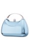 Women Nina Shoes Handbags | Brando Icy Blue Met Foil Pu Minaudiere