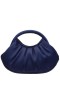 Women Nina Shoes Handbags | Bren New Navy Mini Moon Satchel With Cut Out Handle