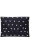 Women Nina Shoes Handbags | Cole Black/ivory Pearl Adorned Square Envelope Clutch